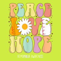 Peace Love Hope Hemophilia Awareness Gift T Shirt Adjustable Baseball Cap | Artistshot