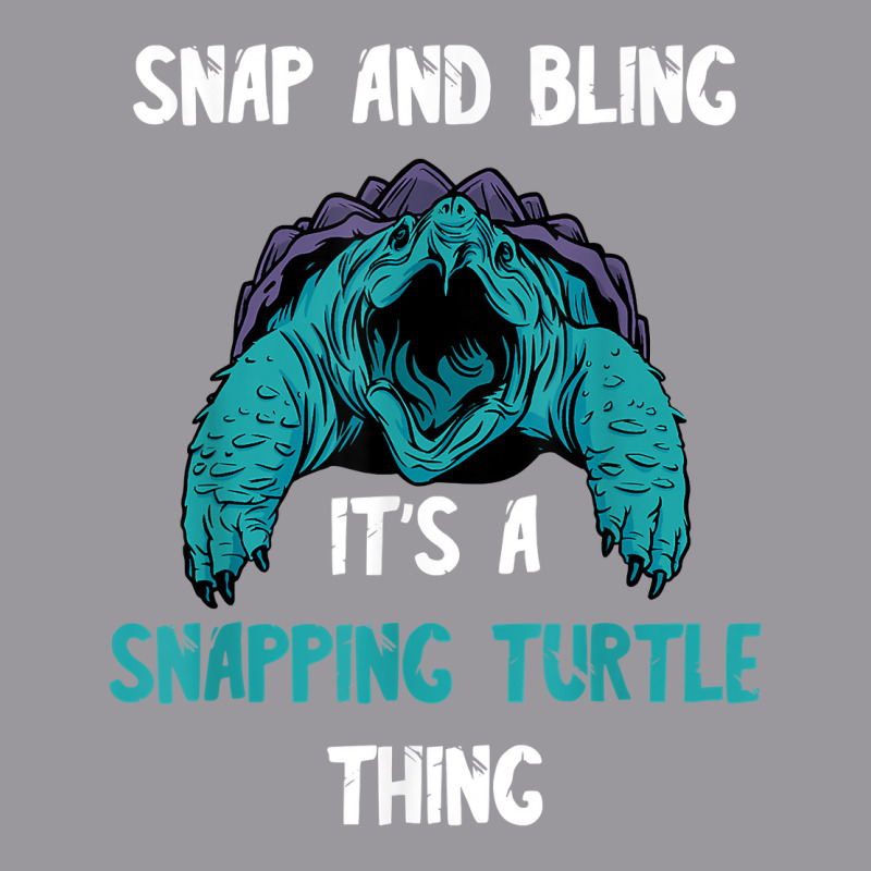 Snapping Turtle Snap And Bling Sea Animal Reptile Lover T Shirt Adjustable Baseball Cap | Artistshot