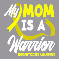 My Mom Is A Warrior Yellow Ribbon Endometriosis Awareness Premium Adjustable Baseball Cap | Artistshot