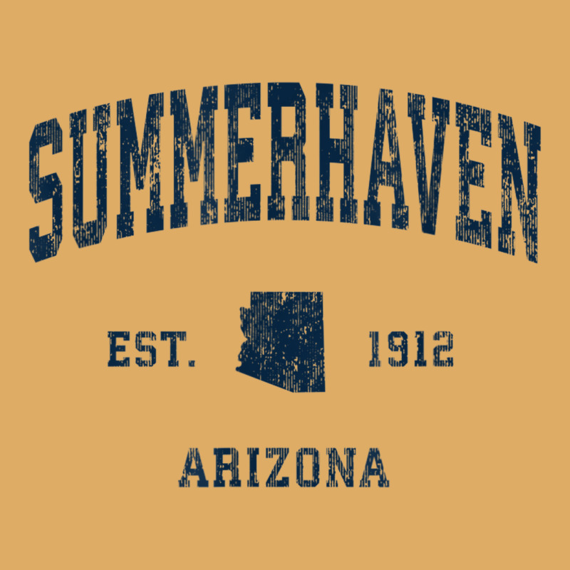 Summerhaven Arizona Az Vintage Athletic Navy Sports Design Urban Heavy T-shirt | Artistshot