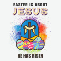 Easter Is About Jesus He Has Risen Easter Day Awesome Cute T Shirt Cop Urban Heavy T-shirt | Artistshot