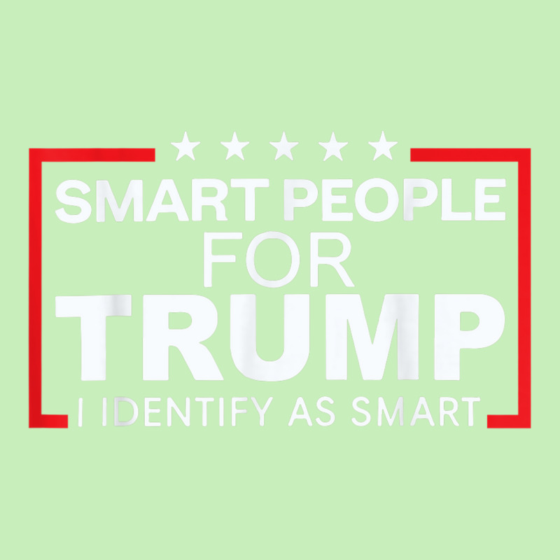 Smart People For Trump I Identify As Smart Urban Heavy T-shirt | Artistshot