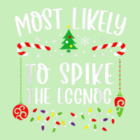 Most Likely To Spike The Eggnog Family Christmas Pajamas Urban Heavy T-shirt | Artistshot