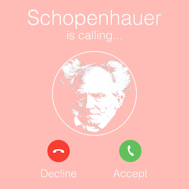 Schopenhauer Is Calling   Nihilist Philosophy Premium T Shirt Urban Heavy T-shirt by cm-arts | Artistshot