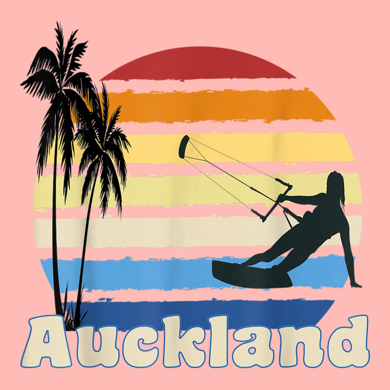 Auckland New Zealand Kitesurfing Kitesurfer Beach Urban Heavy T-shirt by Dapper | Artistshot