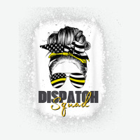 Dispatcher 911 Women Messy Bun American Flag Dispatch Squad Urban Heavy T-shirt | Artistshot