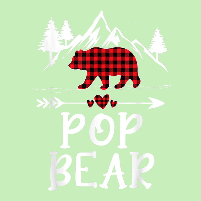 Mens Pop Bear Christmas Pajama Red Plaid Buffalo Matching Urban Heavy T-shirt | Artistshot