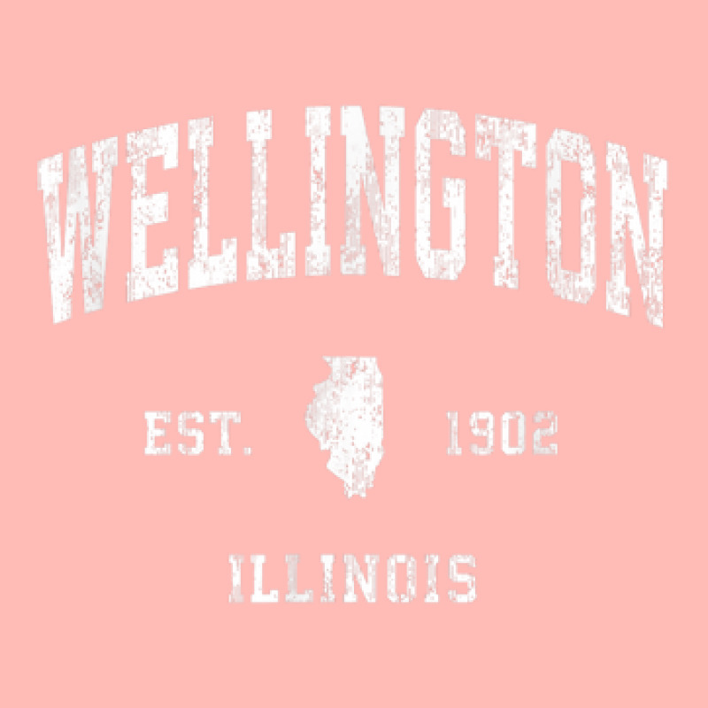 Wellington Illinois Il Vintage Athletic Sports Design Urban Heavy T-shirt | Artistshot