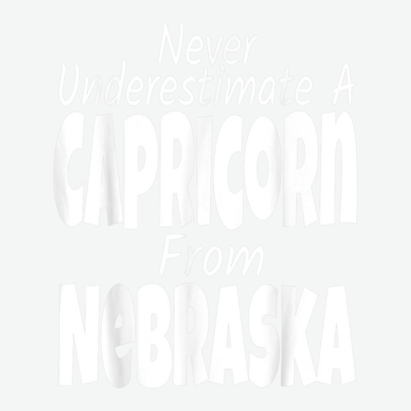 Never Underestimate A Capricorn From Nebraska Funny Zodiac Urban Heavy T-shirt | Artistshot