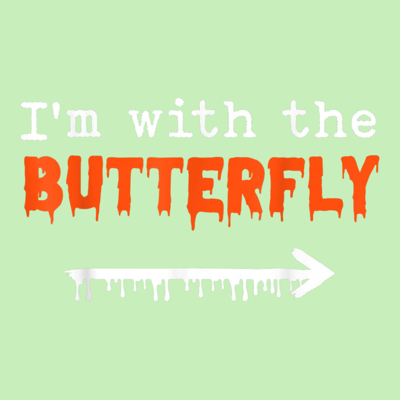 I'm With Butterfly Halloween Costume Party Matching Couples Urban Heavy T-shirt | Artistshot