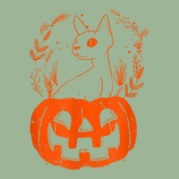 Halloween Pumpkin With Cat Halloween Party Urban Heavy T-shirt | Artistshot