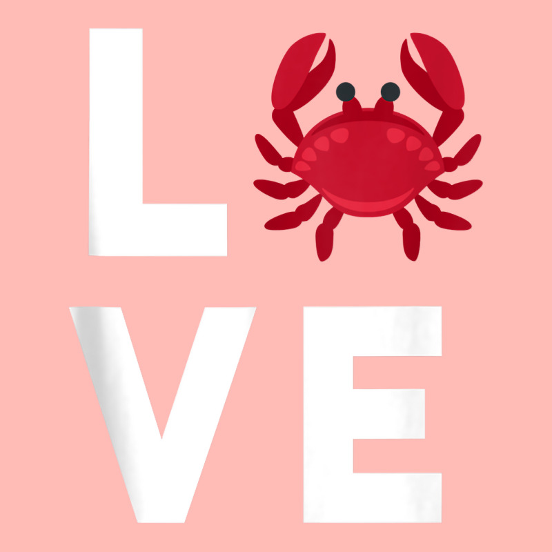 I Love Crabs Cute Crab Lover Crustacean Seafood Crab Tank Top Urban Heavy T-shirt | Artistshot