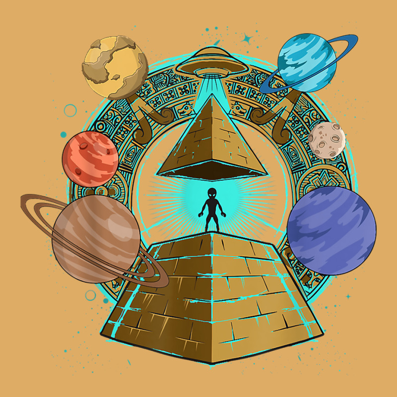 Sci Fi Ufo Abduction Pyramids Ancient Egypt Science Alien Urban Heavy T-shirt | Artistshot