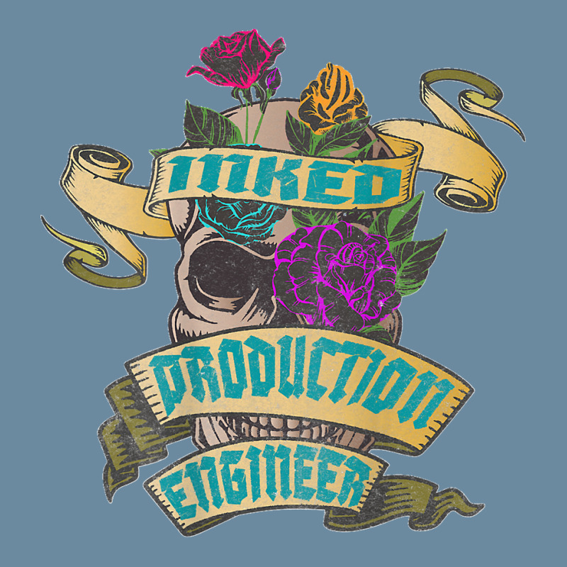 Production Engineer Inked Skull Tattoo Backside Design T Shirt Urban Pullover Hoodie | Artistshot