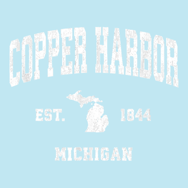 Copper Harbor Michigan Mi Vintage Athletic Sports Design T Shirt Urban Pullover Hoodie | Artistshot