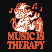 Music Is Therapy Crop Top | Artistshot