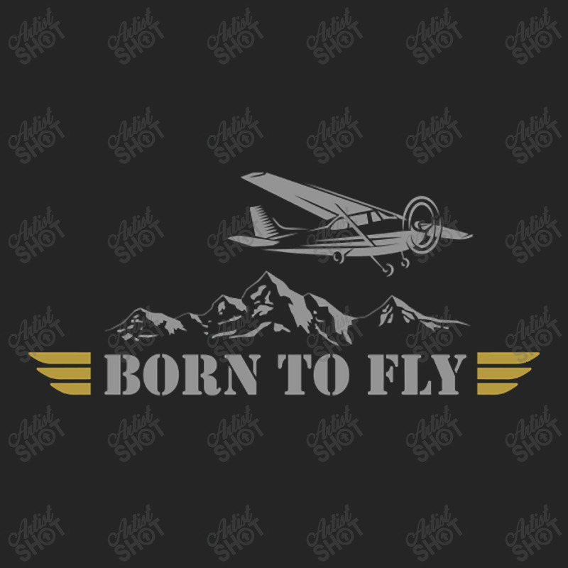 Born To Fly  Pilot Plane - Single Airplane Leatherette Tumbler | Artistshot