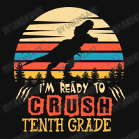 Ready To Crush Tenth Grade Dinosaur Back To School Skinny Tumbler | Artistshot