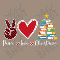 Peace Love Christmas Tshirt   Funny Christmas Tree Book Tree T Shirt Visor Hat | Artistshot