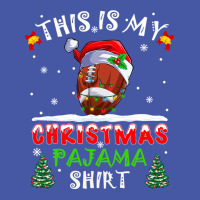 Football This Is My Christmas Pajama Football Xmas Lights Costume 408 Pom Pom Beanie | Artistshot