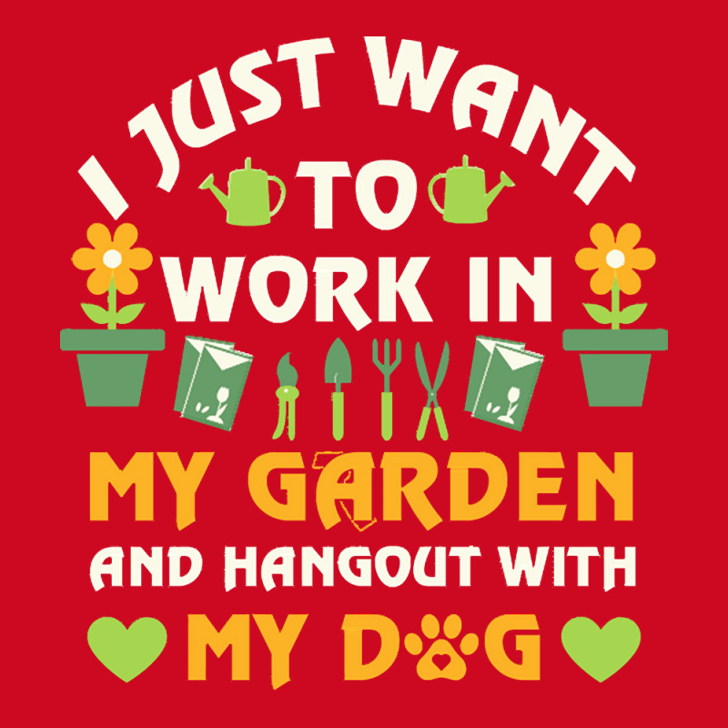 I Just Want To Work In My Garden T  Shirt I Just Want To Work In My Ga Pom Pom Beanie by haleywalton575 | Artistshot