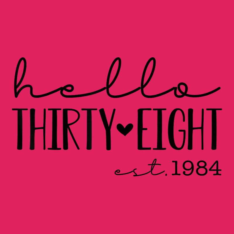 Hello Thirty Eight Est 1984, Born In 1984, 38th Birthday T Shirt Pom Pom Beanie by tandonwelters | Artistshot