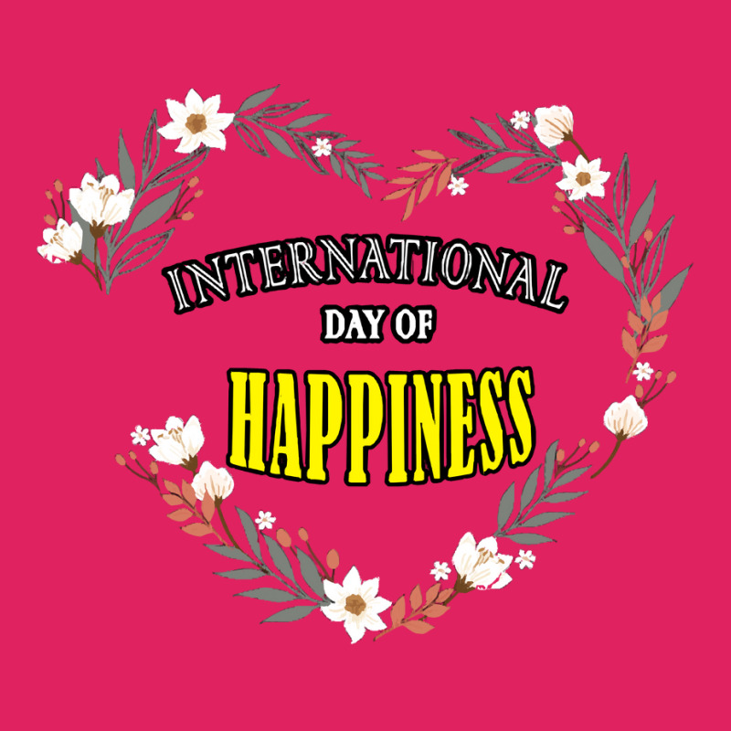 International Day Of Happiness T  Shirt International Day Of Happiness Pom Pom Beanie by trompeloise212 | Artistshot