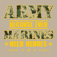 Army Because Even Marines Need Heroes Sun Shade Cap | Artistshot