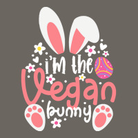 Vegan Design T  Shirt Bunny Ears I'm The Vegan Bunny Matching Easter V Sun Shade Cap | Artistshot