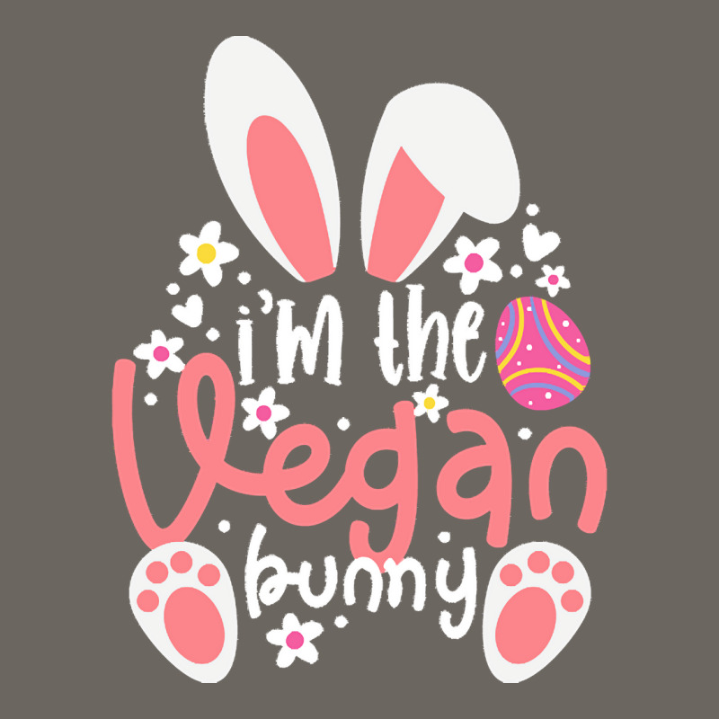 Vegan Design T  Shirt Bunny Ears I'm The Vegan Bunny Matching Easter V Sun Shade Cap by elephantjellyfish | Artistshot