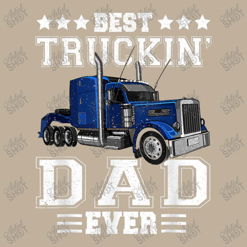 Trucker Best Truckin Dad Ever Big Rig Trucker Father's Day  108 Sun Shade Cap by urethrapricey | Artistshot