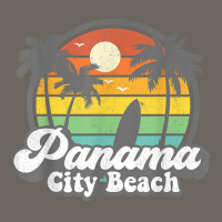 Vintage Panama City Beach Florida Surfing Retro Surf Gift T Shirt Sun Shade Cap | Artistshot