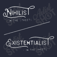 Nihilist In The Streets Existentialist In The Sheets Mesh Back Trucker Hat | Artistshot