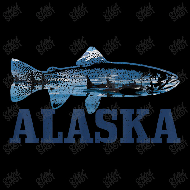 Fishing Alaska Trout Salmon Fly Fishing Fish Orca Whale Nature 598 Mesh Back Trucker Hat | Artistshot