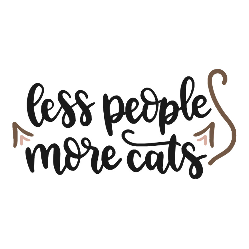 Cat T Shirt Less People More Cats T Shirt Mesh Back Trucker Hat by flatleykelsi890 | Artistshot