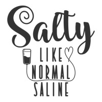 Nurse Salty Like Normal Saline T Shirt Mesh Back Trucker Hat | Artistshot