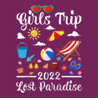 Girls Trip 2022 Summer Vacation Lost Paradise Beach Raglan Baseball Te Tie Dyed Bucket Hat | Artistshot