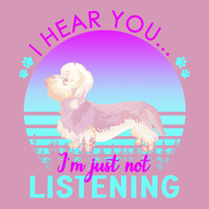 Dandie Dinmont Terrier T  Shirt I Hear You I'm Just Not Listening Dand Tie Dyed Bucket Hat by dismissbullocks | Artistshot