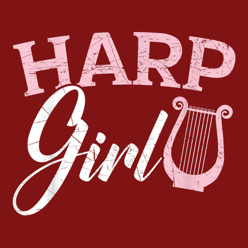 Harp Girl Harpist Musician Musical Instrument T Shirt Snapback Trucker Cap | Artistshot