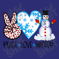 Peace Love Winter Holidays Season Christmas Snowman T Shirt Snapback Trucker Cap | Artistshot