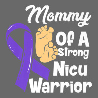 Mommy Of A Strong Nicu Warrior Baby Purple Ribbon Awareness Premium T Adjustable Baseball Cap | Artistshot