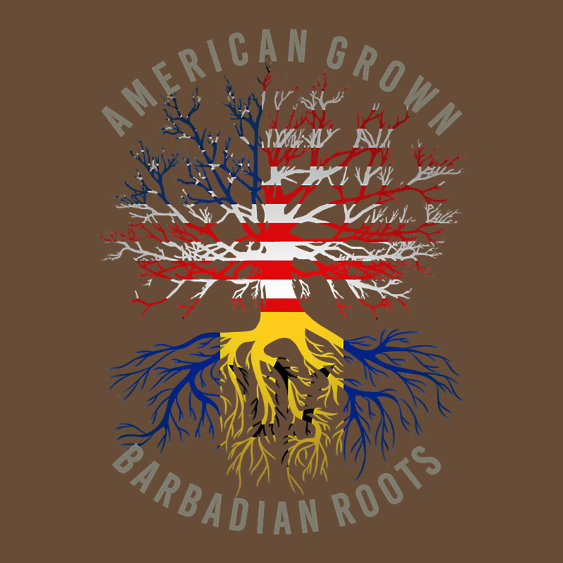 American Grown Barbadian Roots Usa Barbados Flag Heritage T Shirt Dyed Cap by ChristineWeber89 | Artistshot