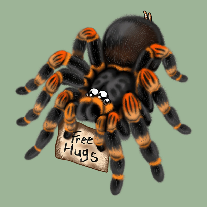 Red Orange Knee Tarantula Spider Hugs Urban Heavy T-shirt | Artistshot