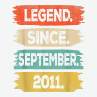 11 Years Old Gift Legend Since September 2011 11th Birthday Urban Heavy T-shirt | Artistshot