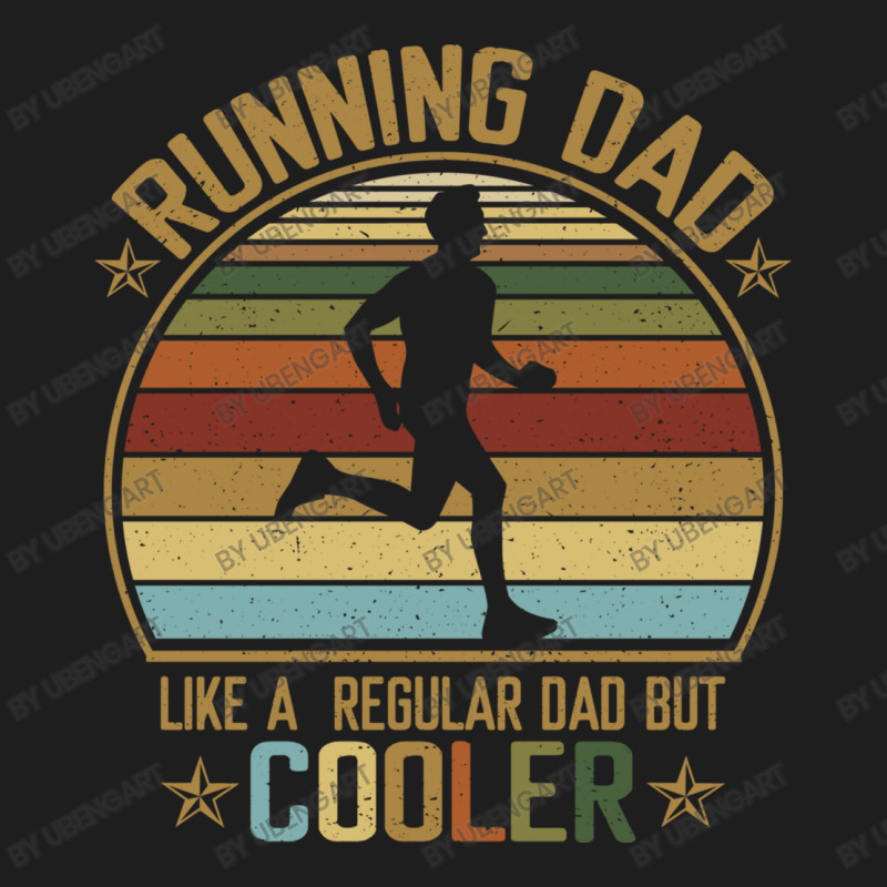 Running Dad Funny Marathon Runner Father's Day Classic T-shirt by UbengArt | Artistshot