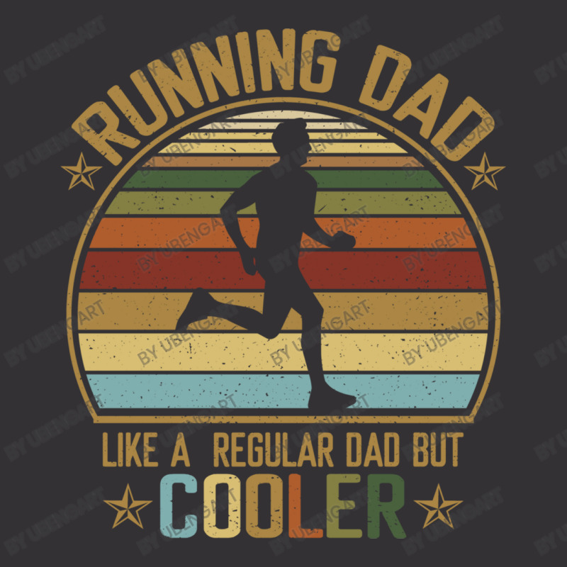 Running Dad Funny Marathon Runner Father's Day Vintage Hoodie by UbengArt | Artistshot