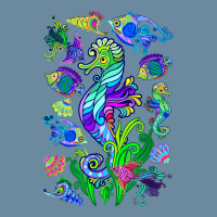 Marine Biologist Ocean Life Drawing Seahorse Urban Heavy T-shirt | Artistshot