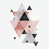 Geometric Compilation In Rose Gold And Blush Pink Urban Heavy T-shirt | Artistshot