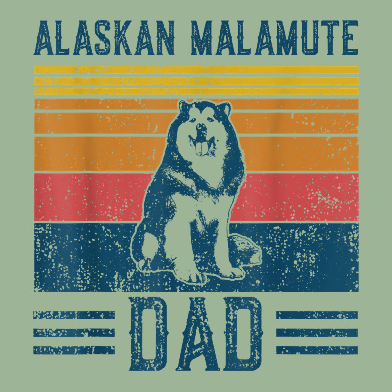 Dog Alaskan Malamute Dad   Vintage Alaskan Malamute Dad T Shirt Urban Heavy T-shirt | Artistshot