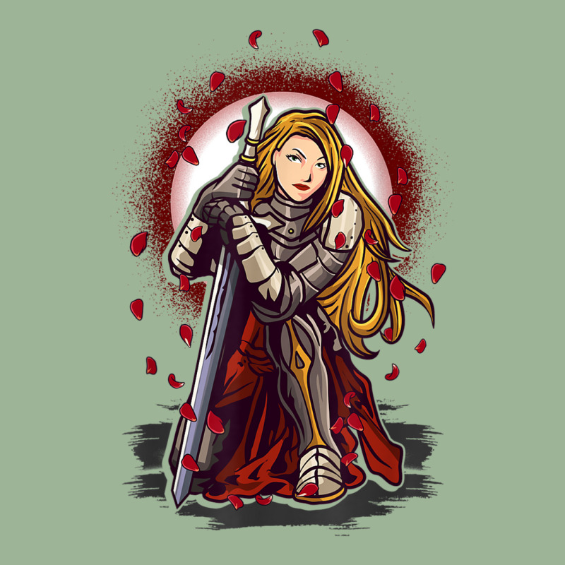 Woman Female Warrior Knight Medieval Fantasy Armor Sword T Shirt Urban Heavy T-shirt | Artistshot